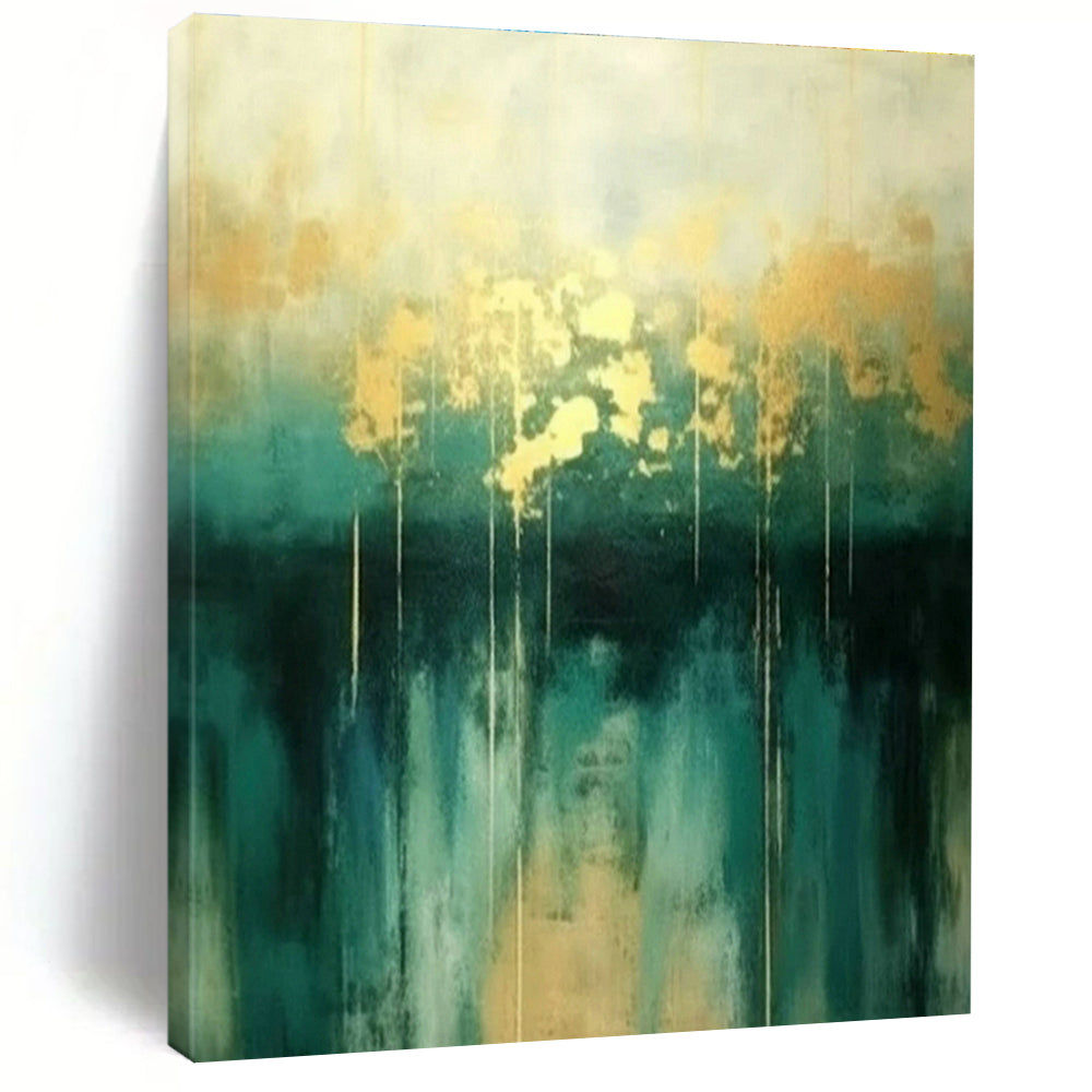 Customizable Handmade Abstract Canvas for Cottage Dining Room Place Card Holder Tray Wall & Entryway Dog Toy Box Lid Wall DLZ1818