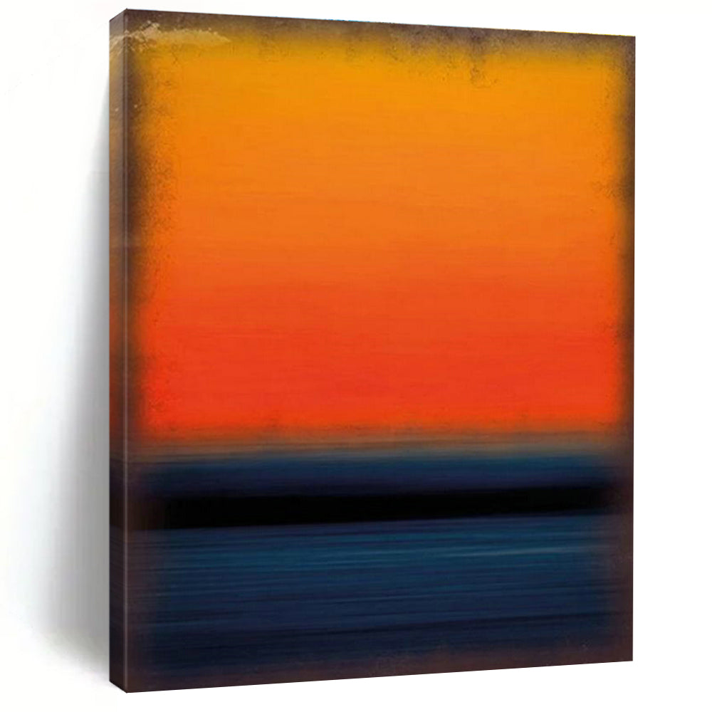 Hand-Painted Abstract Wall Decor for Cottage Office & Living Room DLZ2301
