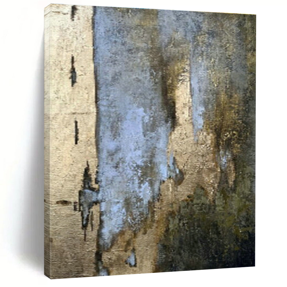 Large Customizable Hand-Painted Abstract Art for Living Room Media Console Back Wall and Entryway Umbrella Stand Interior DLZ1898