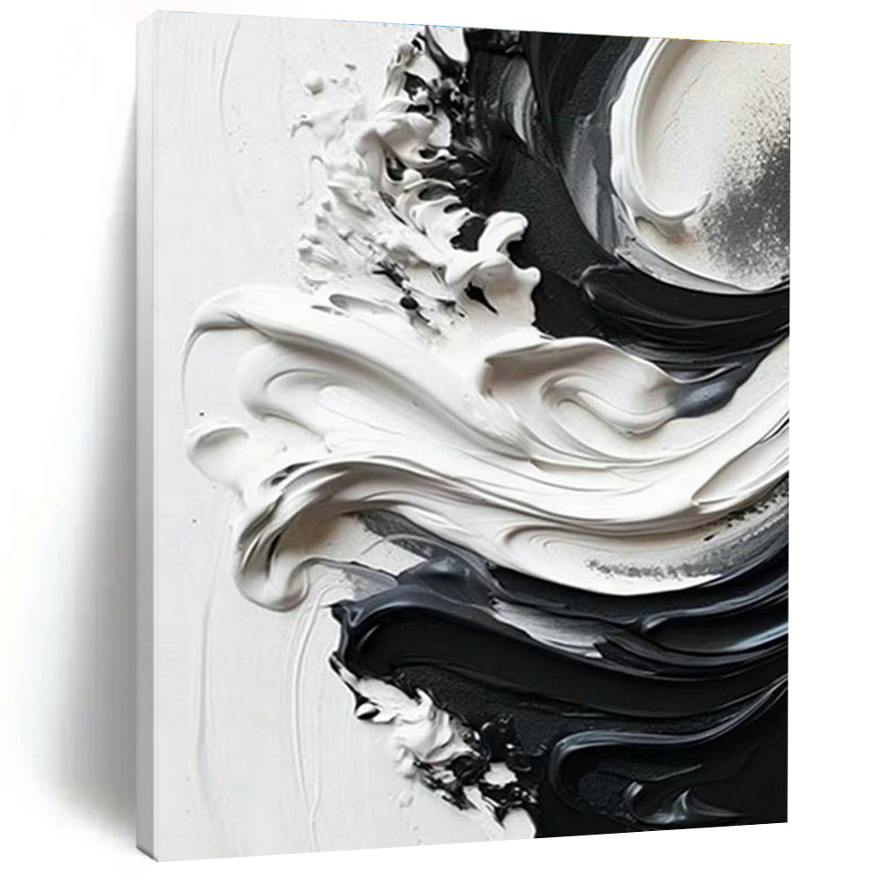 Extra - Large Custom Hand - Painted Abstract Painting for Bedroom, Create an Artistic Sleeping Space DLZ0371
