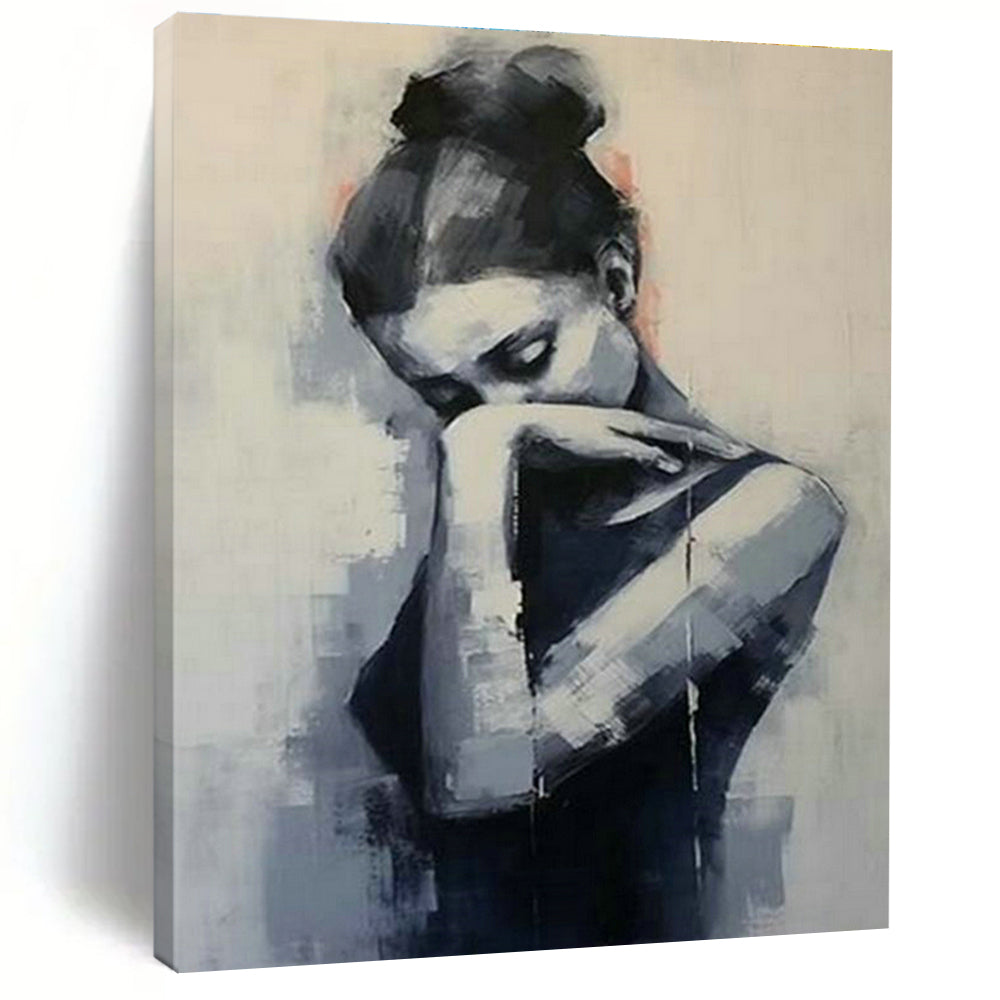 Customization of Extra - Large Hand - Painted Abstract Paintings for Hallway, Add Fun to the Space DLZ0361
