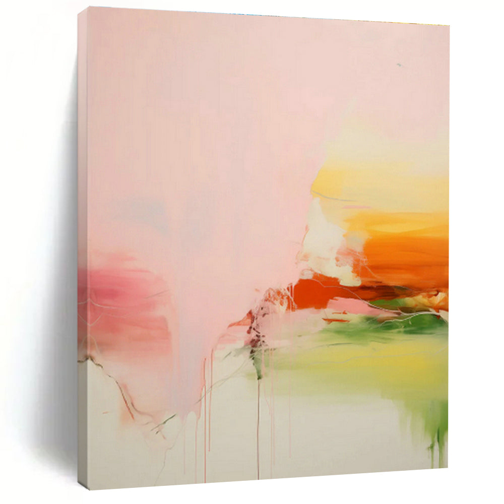 Oversized Custom Hand-Painted Abstract Art for Bedroom & Living Room DLZ0998