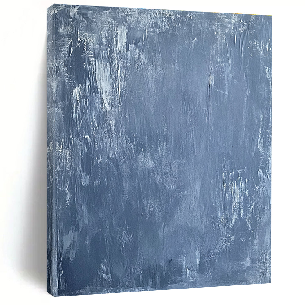 Gray Textured Abstract Painting with Subdued Tones GER402