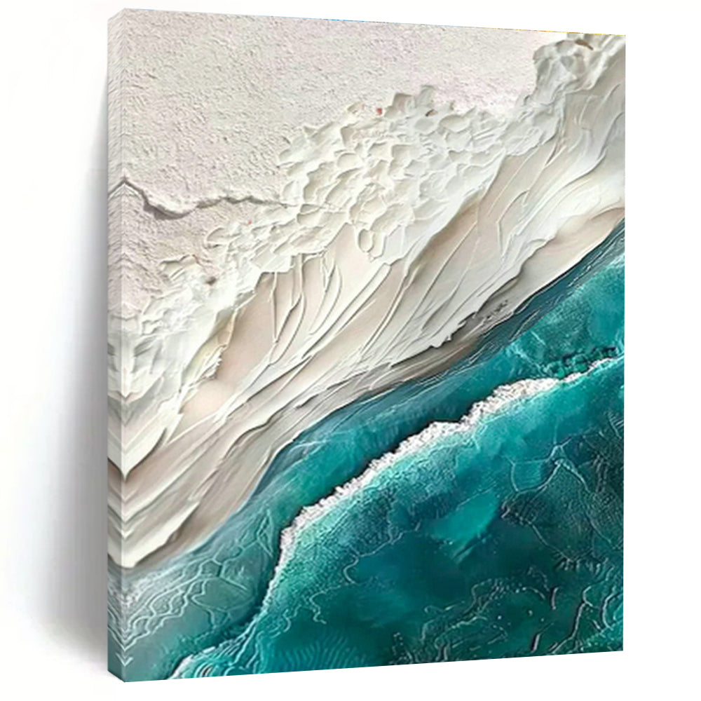 Hand - Painted Oversized Abstract Wall Feature for Living Room & Bedroom DLZ1401