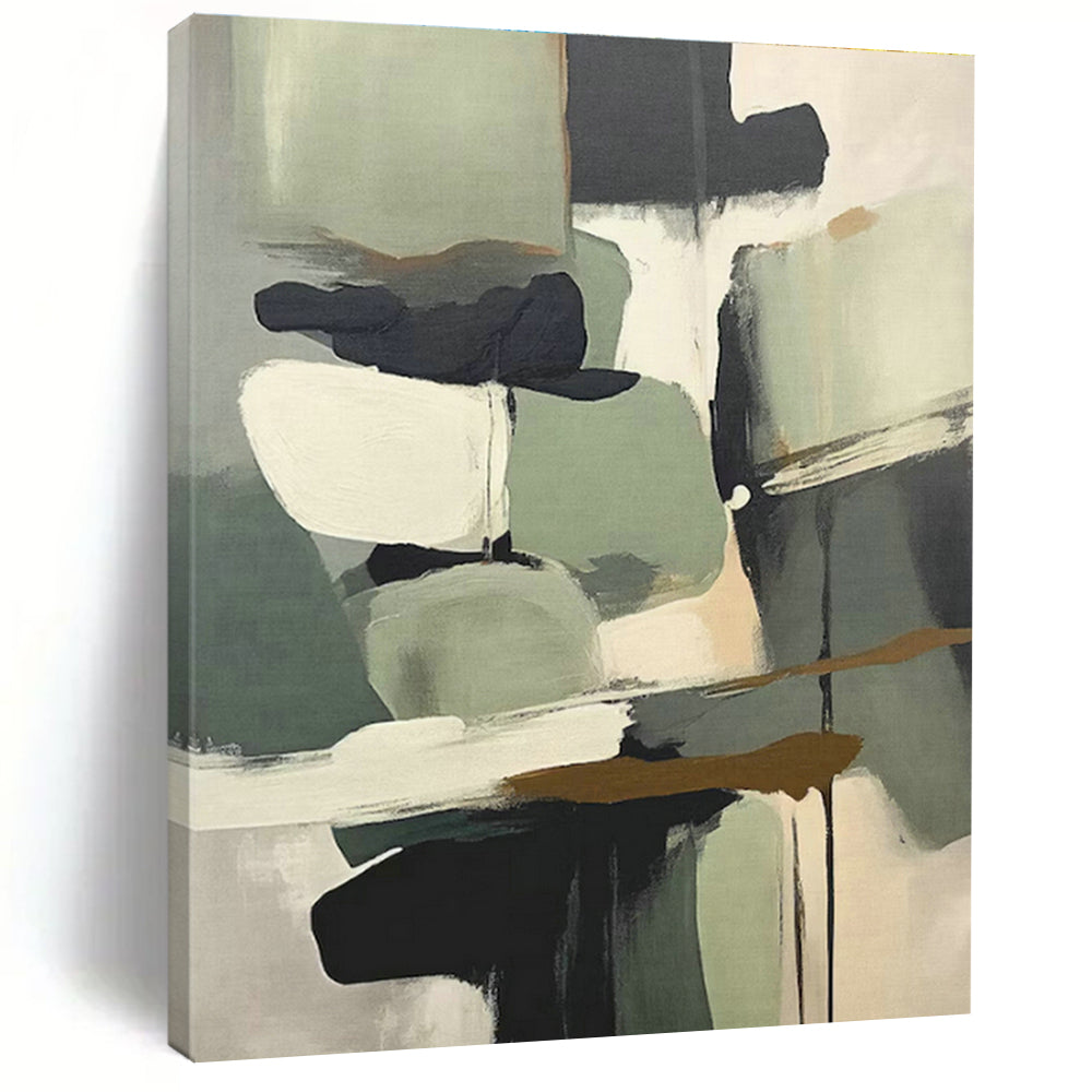 Customizable Handmade Abstract Art for Cottage Living Room and Cottage Hallway DLZ1628