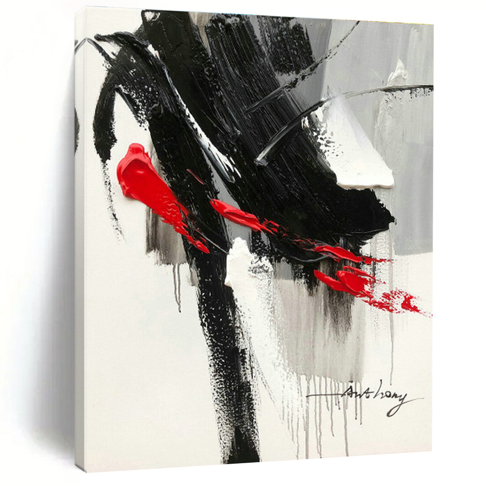 Grand - Sized Custom Abstract Canvases for Cottage Office Lofts and Bedroom Walk - in Showers DLZ0797