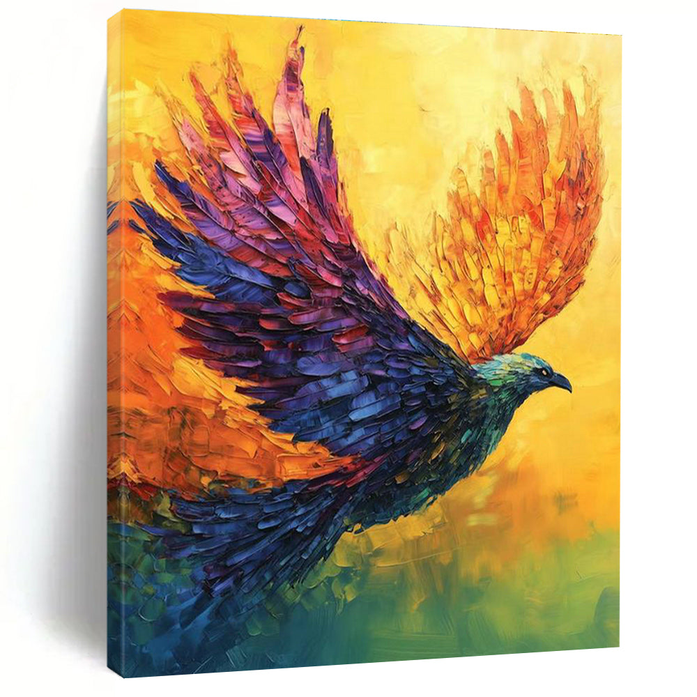 Oversized Custom Abstract Painting for Dining Room & Hallway DLZ2356