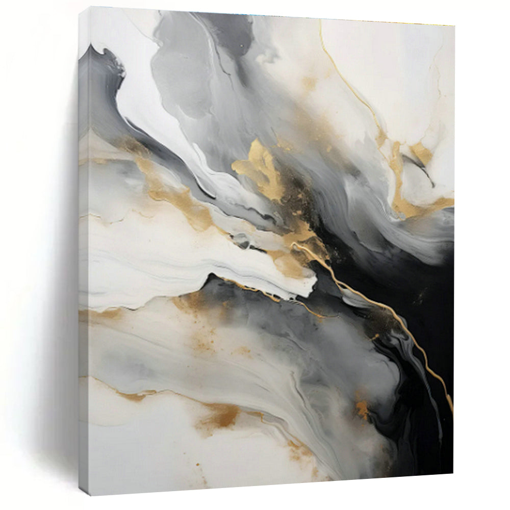 Stupendous Hand - Painted Abstract Canvases for Dining Room Double - Height Walls & Office Atrium Spaces DLZ0729
