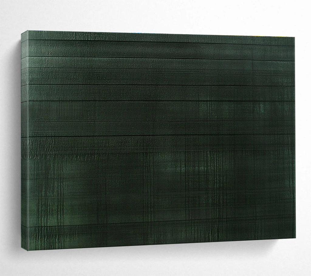 Dark Green Textured - Striped Abstract Painting DYP050
