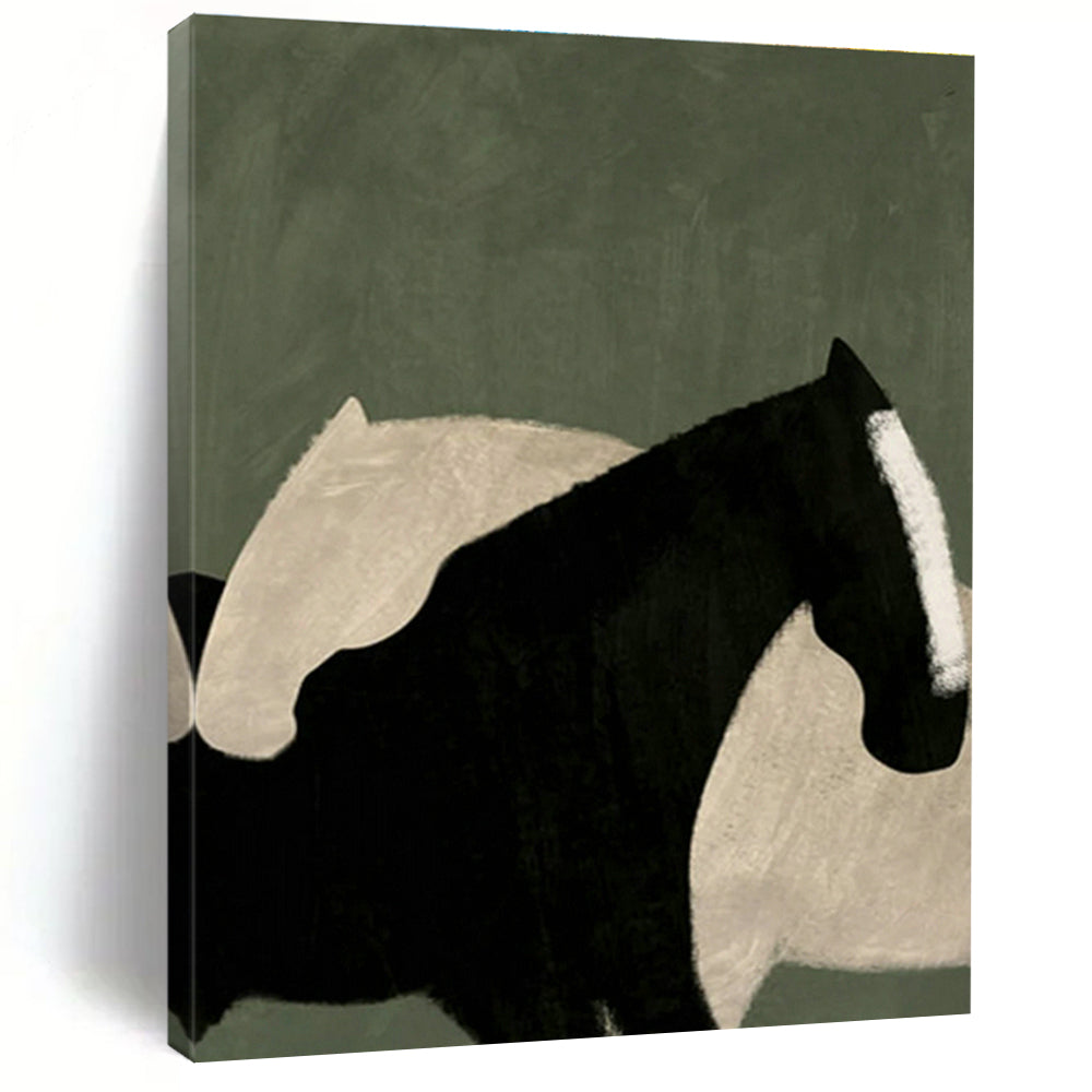 Custom - Blended Handcrafted Abstract Art for Office & Bedroom DLZ1418
