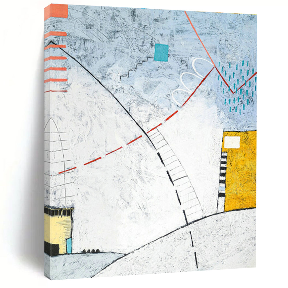 Immense - Proportioned Bespoke Abstract Canvas for Office & Bedroom DLZ1099