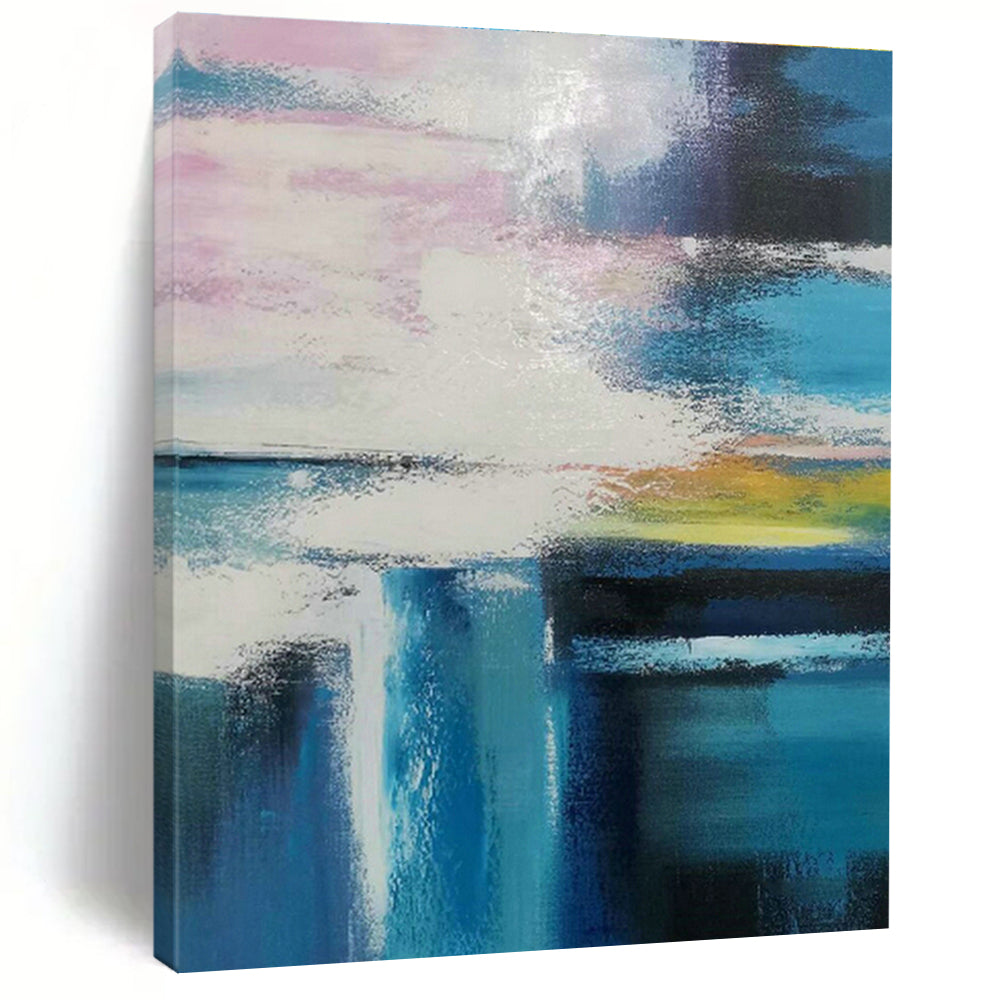 Mega - Scale Hand-Crafted Abstract Wall Art for Bedroom & Living Room DLZ1239