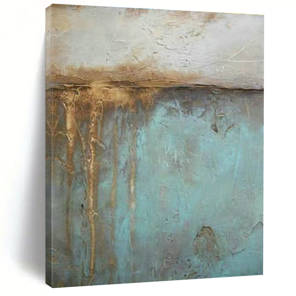 Large Custom Handmade Abstract Canvas for Hallway and Dining Room DLZ1473