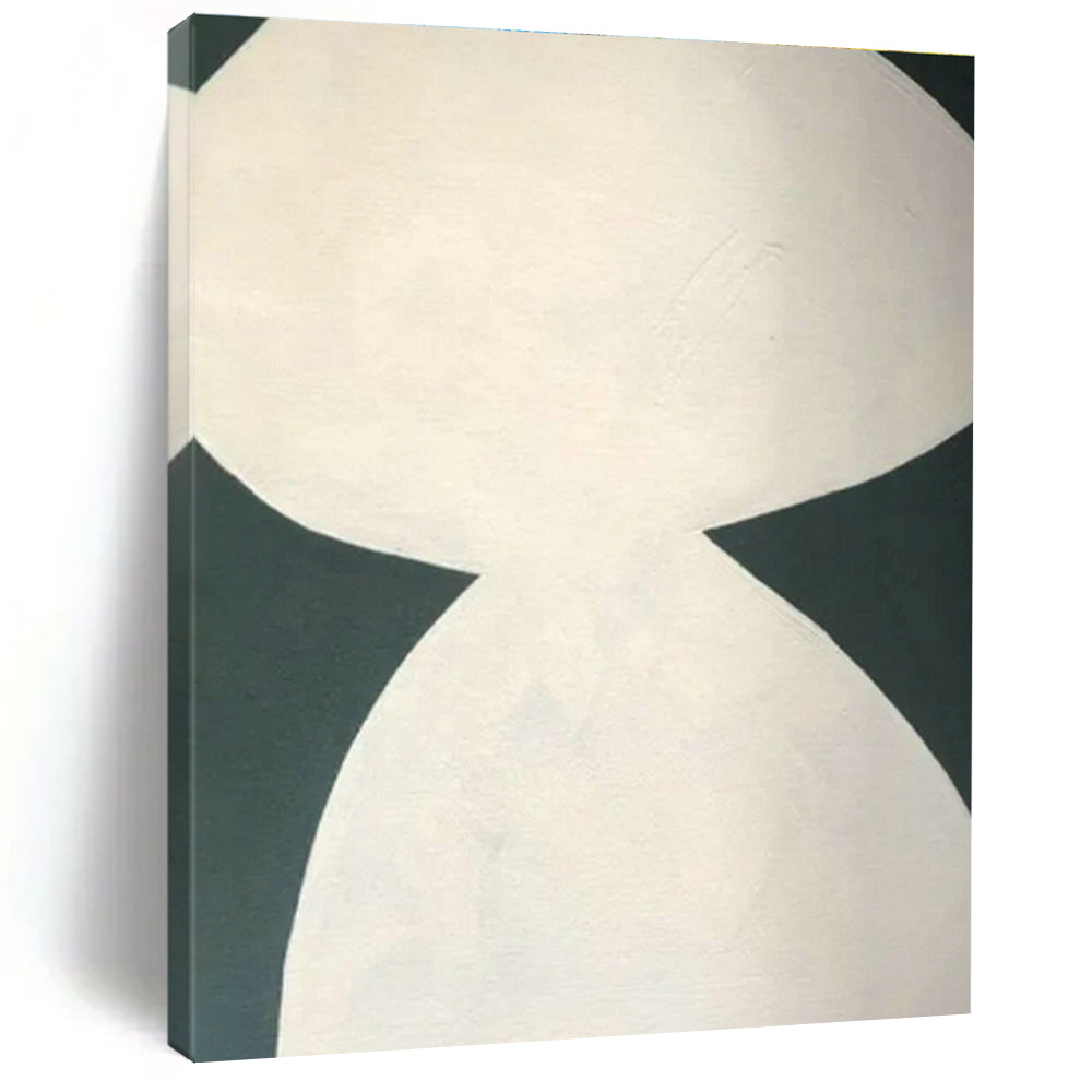 Extra-large Custom Hand-Painted Abstract Canvas for Dining Room Breakfast Bar Wall and Cottage Office Meeting Niche DLZ1896