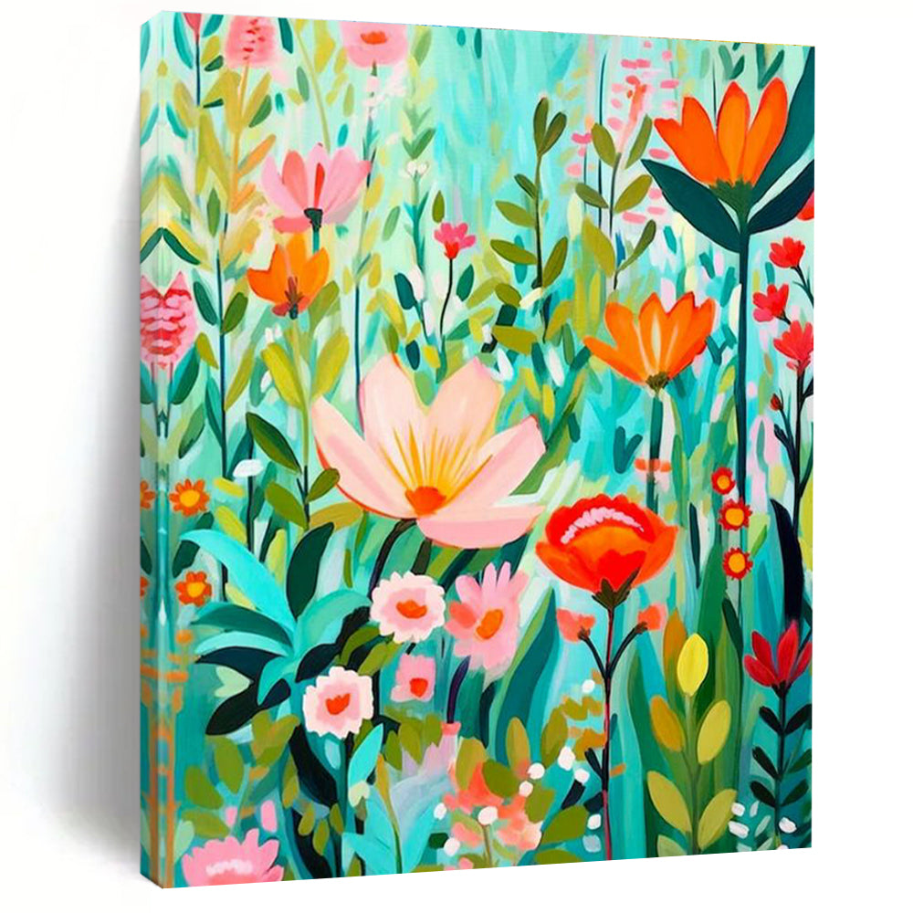 Custom Hand-Painted Abstract Painting for Office & Living Room DLZ2295