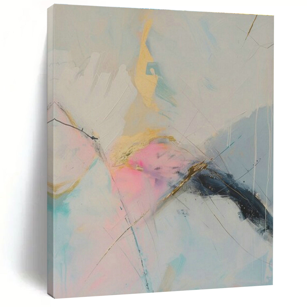 Monumental Personalized Hand Painted Abstract Wall Art for Cottage & Office DLZ2088
