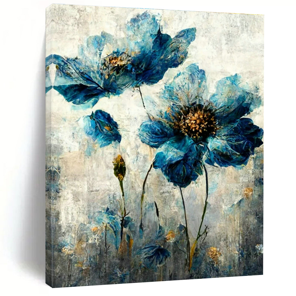 Original Hand-Painted Abstract Painting for Cottage Bedroom Sock Drawer Divider Wall & Hallway Umbrella Stand Pole Wall DLZ1820