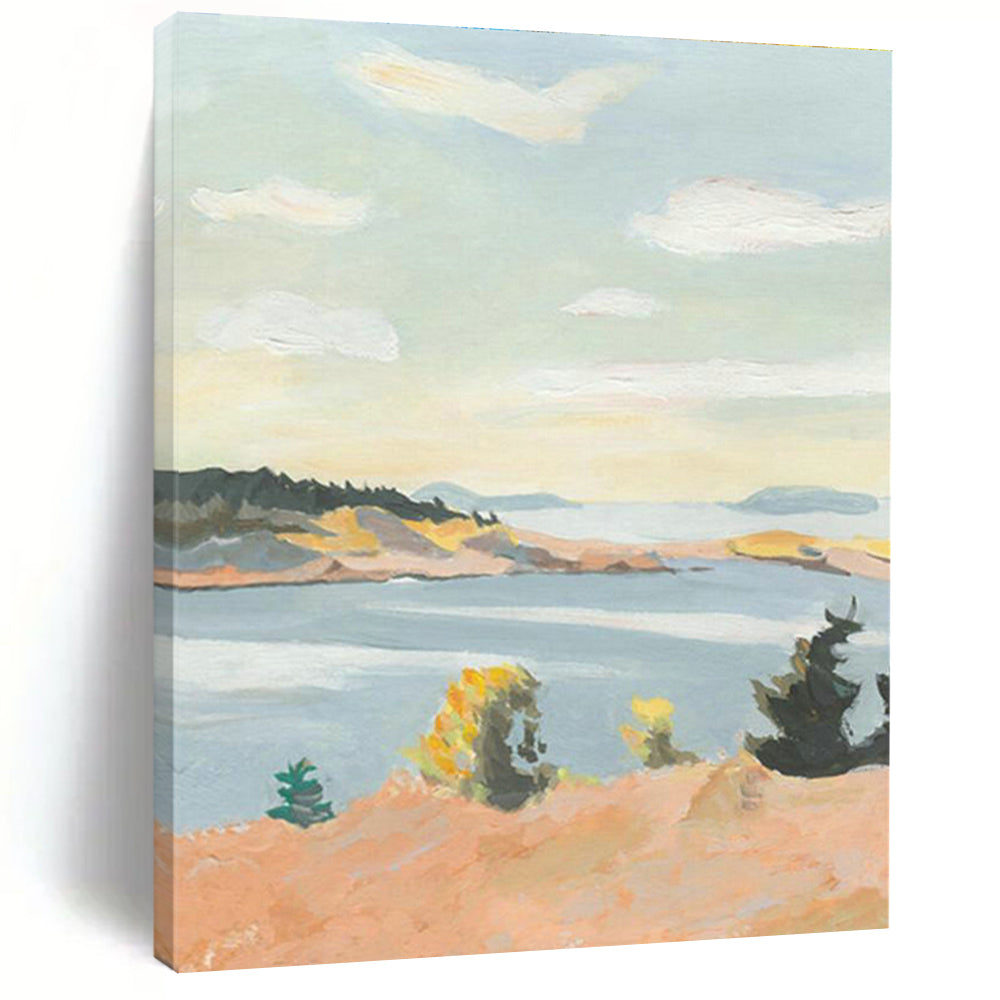 Big Custom - Built Handmade Abstract Painting for Entryway and Office DLZ2160