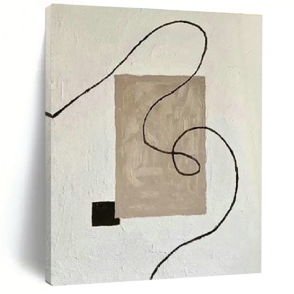 Hand - Painted Large Custom Abstract Work for Hallway & Dining Room DLZ1334