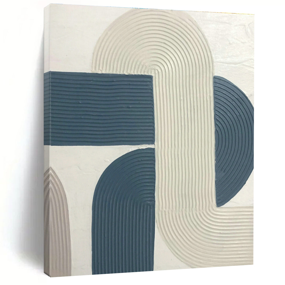 Oversized Custom Abstract Canvas for Cottage Dining Room & Hallway DLZ1170