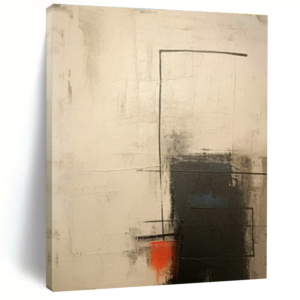 Oversized Hand - Painted Abstract Canvases for Bedroom Dressing Rooms & Dining Room Wine Cellars DLZ0839