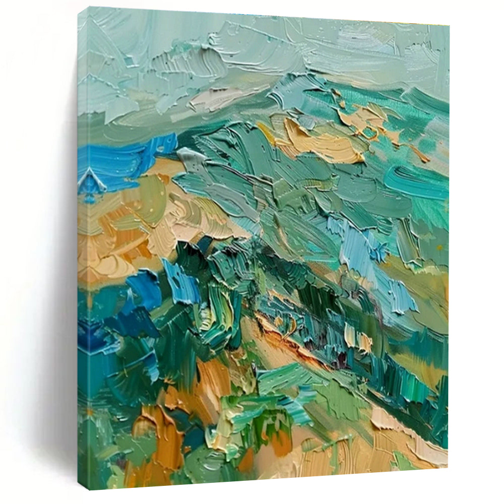 Handmade Abstract Art for Cottage Office Mouse Pad Rest Wall & Hallway Pet Water Fountain Niche DLZ1803