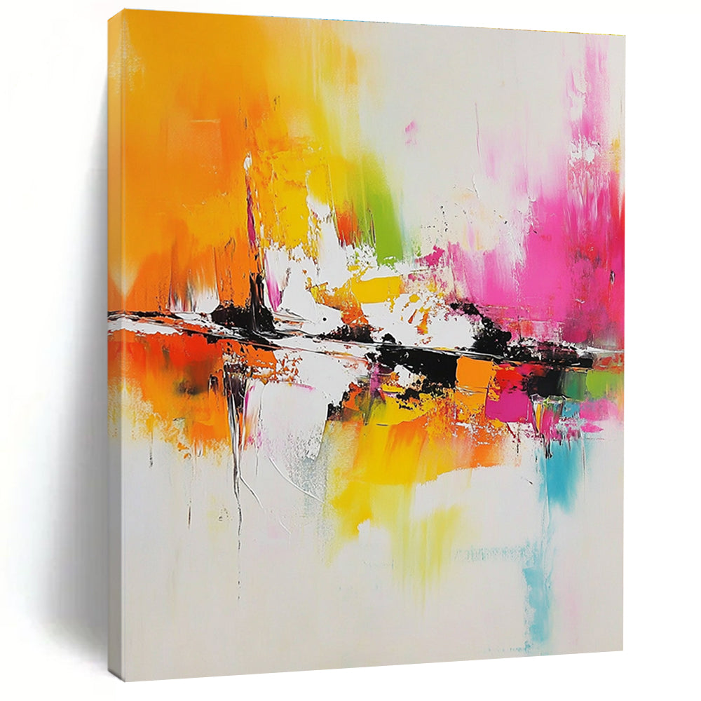 Colorful Abstract Painting with Vibrant Hues GER712