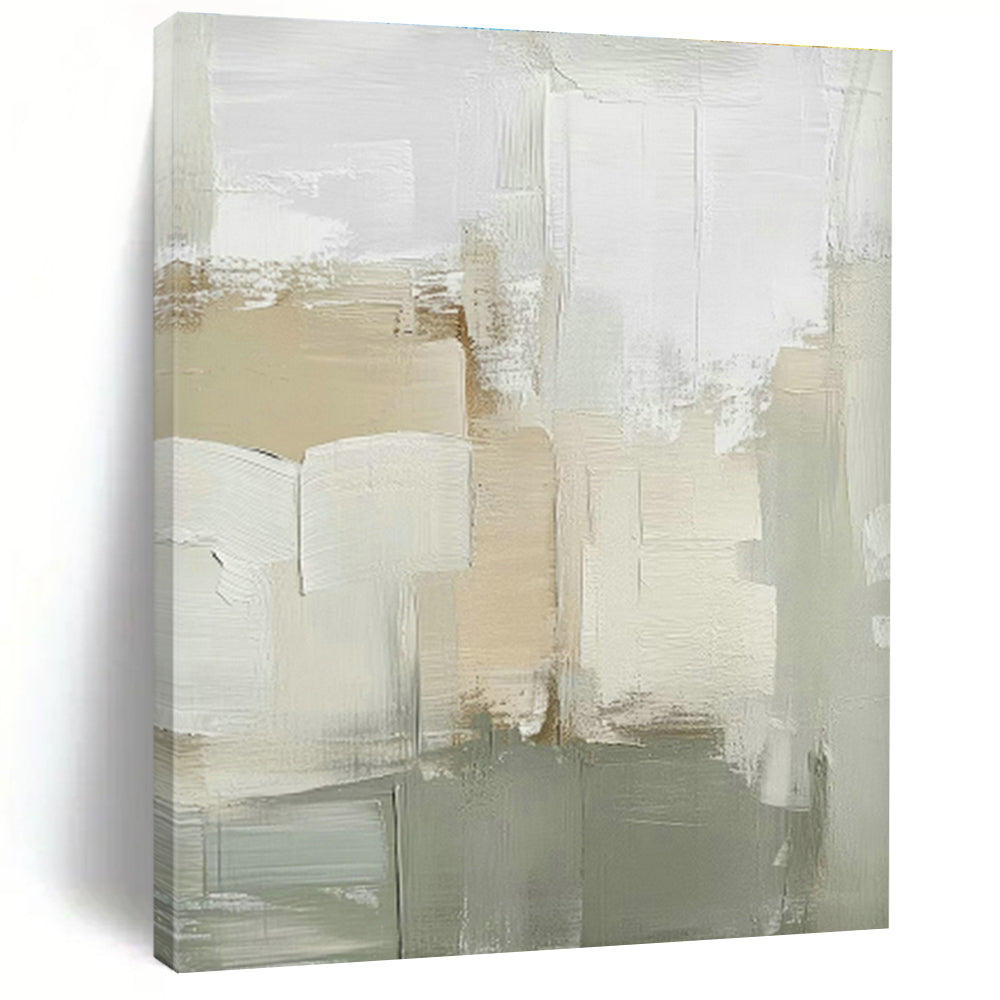 Hand - Painted Custom Abstract Canvases for Cottage Bedroom Dresser Drawer Fronts & Hallway Picture Frames DLZ0712