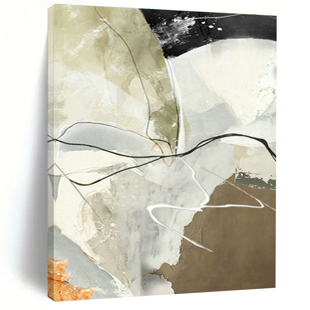 Mammoth Handmade Abstract Painting for Dining Room & Cottage Entryway DLZ1232