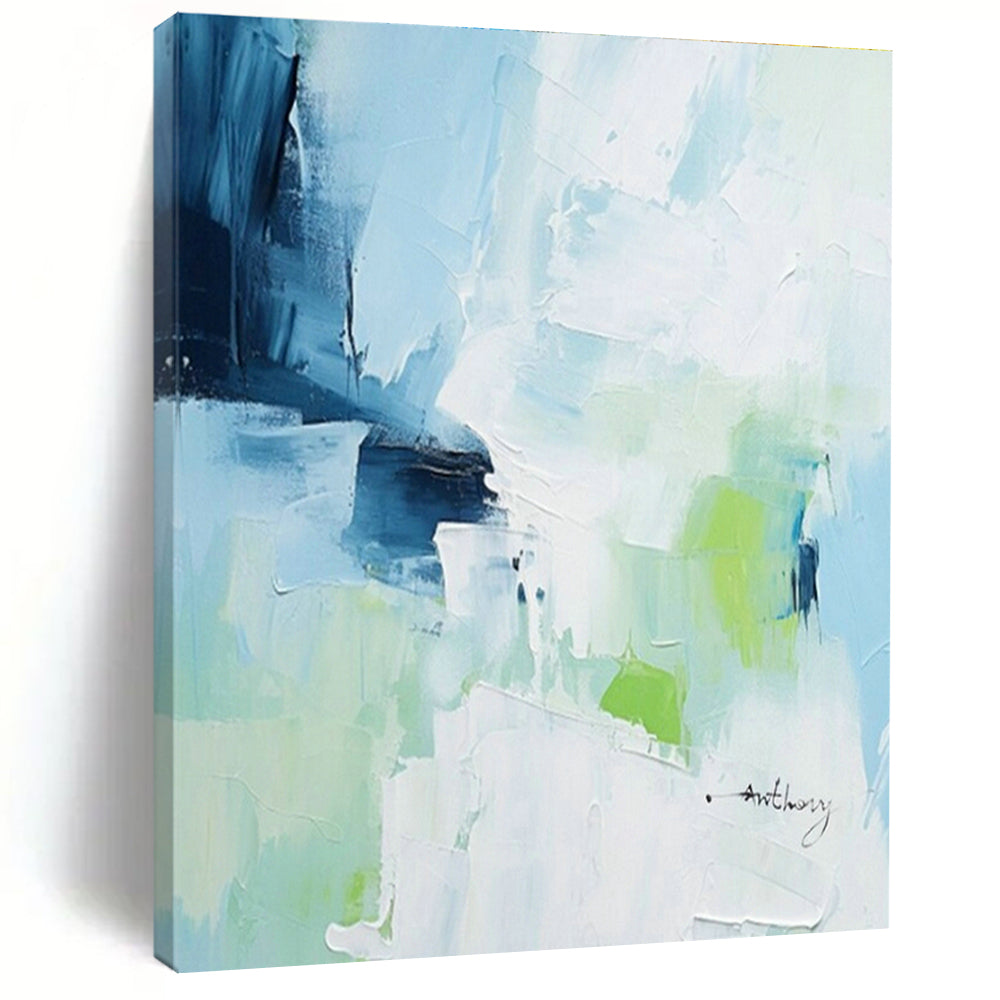 Handmade Abstract Wall Art for Cottage Office & Bedroom DLZ1649