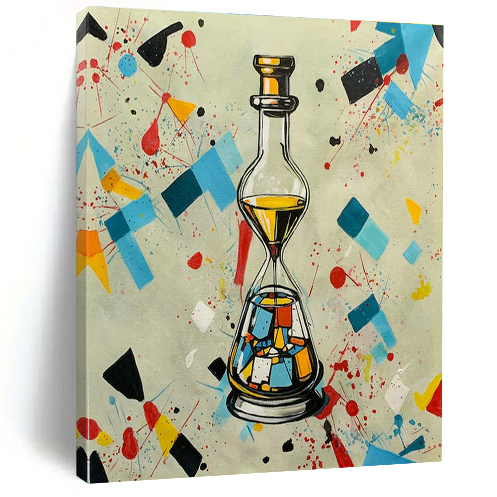 Custom Hand-Painted Abstract Wall Art for Bedroom and Cottage Office DLZ1594