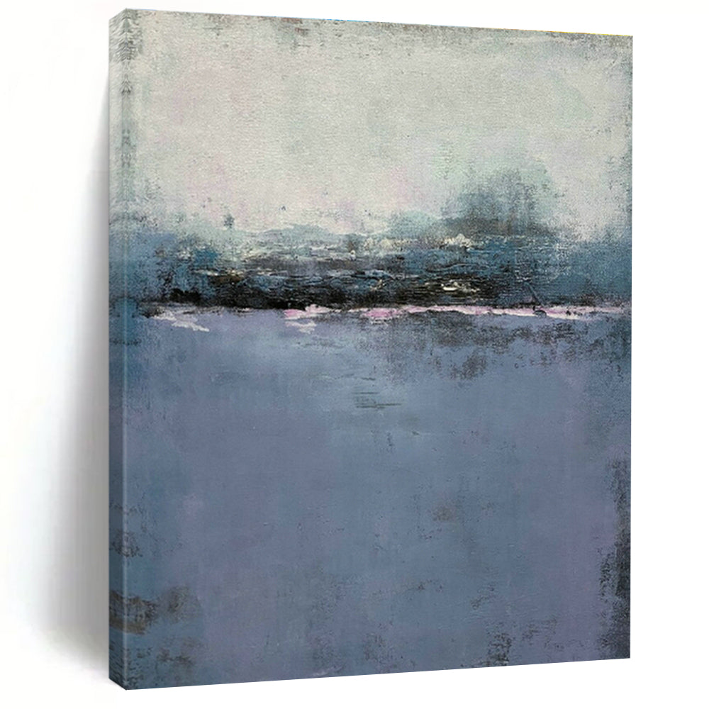 Monumental Hand-Painted Abstract Canvas for Office & Living Room DLZ1231