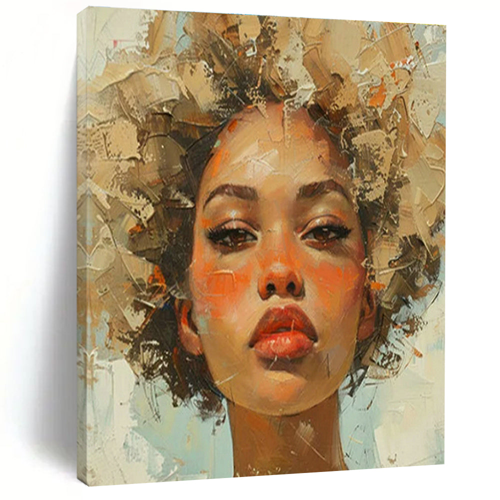 Large Hand-Painted Abstract Art for Bedroom Walk - in Jewelry Closet & Hallway Coat Hook Wall DLZ1737