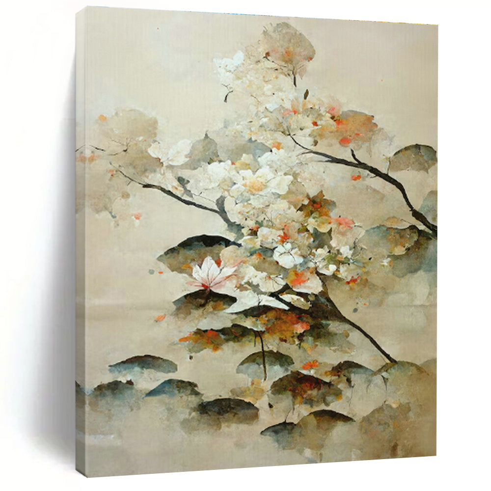 Customizable Handmade Abstract Canvas for Hallway and Cottage Office DLZ1618