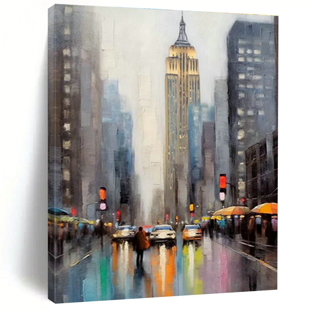 Customization of Extra - Large Hand - Painted Abstract Paintings for Entryway, Convey the Family Atmosphere DLZ0369