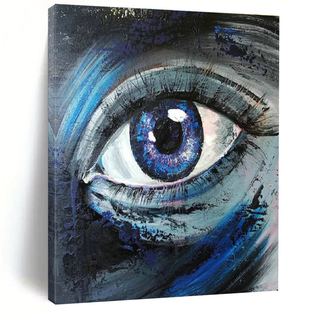 Tremendous Custom-Textured Handmade Abstract Canvas for Bedroom & Entryway DLZ2105