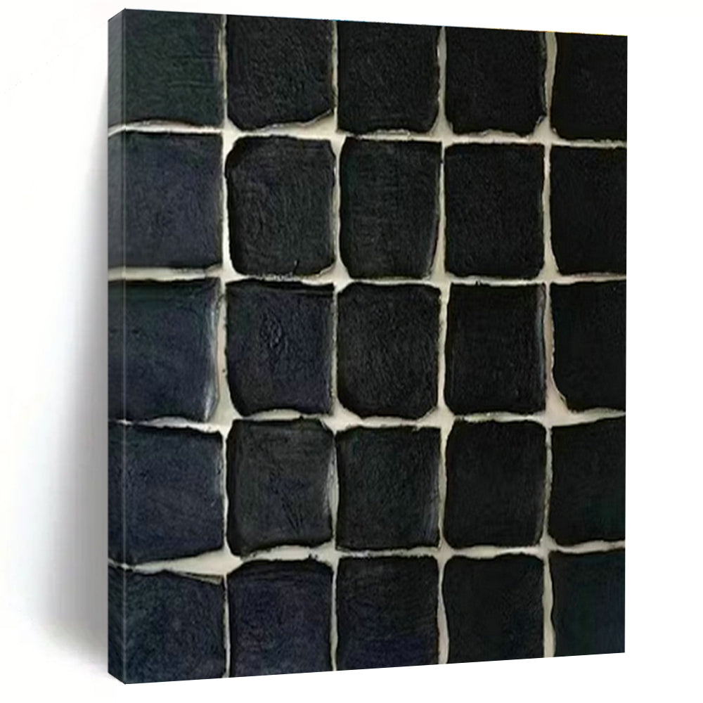 Large Customizable Hand-Painted Abstract Canvas for Living Room Wall Sconce Niche and Bedroom Bedside Table Wall DLZ1974
