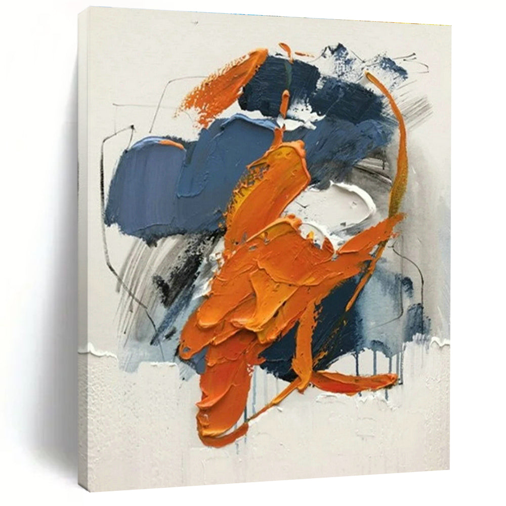 Hand-Crafted Abstract Painting for Office and Entryway DLZ1454