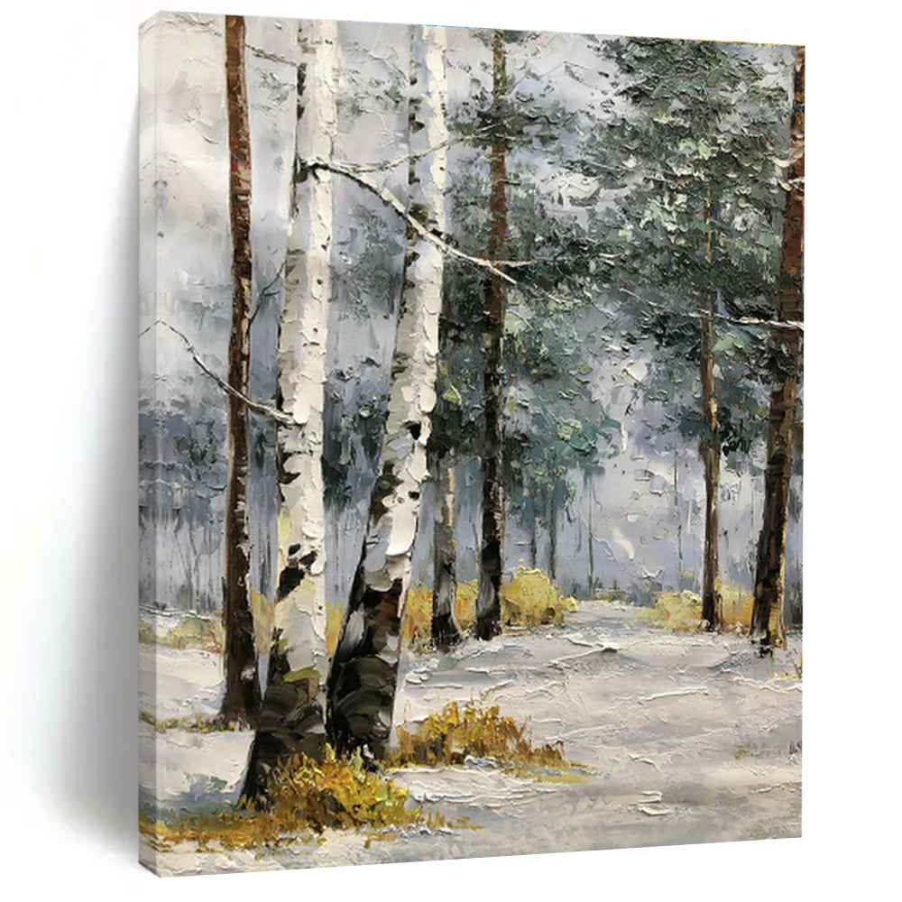 Hand-Painted Large Abstract Canvas for Dining Room & Entryway DLZ1290