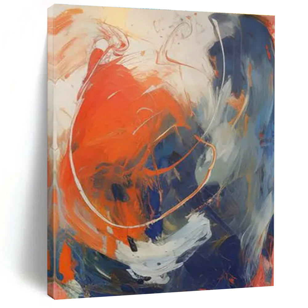 Customizable Handmade Abstract Canvas for Cottage Dining Room Coffee Station Wall and Entryway Dog Crate Niche DLZ1728