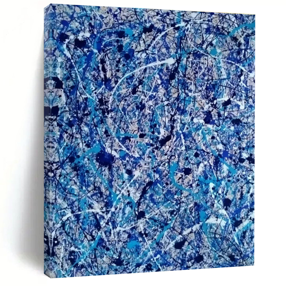 Handmade Abstract Art for Cottage Office Printer Ink Cartridge Storage Wall & Hallway Pet Food Container Niche DLZ1773