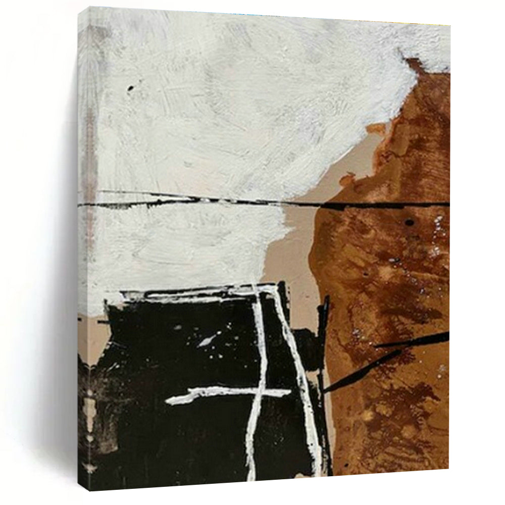 Oversized Hand Painted Abstract Wall Decor for Living Room & Entryway DLZ2014