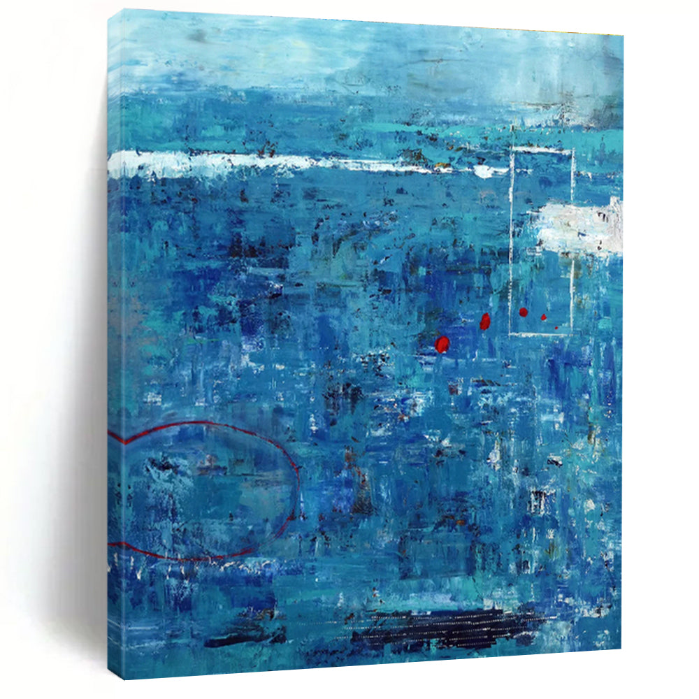 Vastly Oversized Bespoke Abstract Wall Hanging for Living Room & Hallway DLZ1107