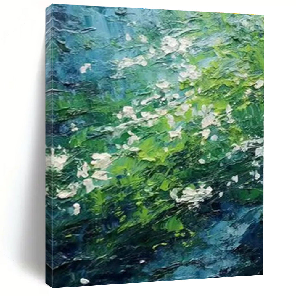 Hand - Painted Abstract Wall Murals for Bedroom & Dining Room DLZ1411