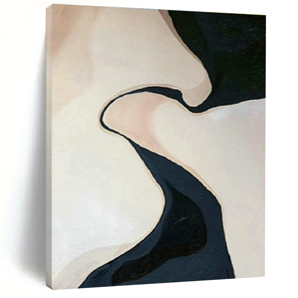 Large Handmade Abstract Painting for Office & Cottage Entryway DLZ1127