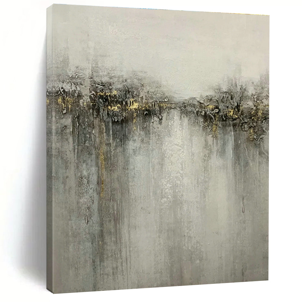 Custom - Designed Hand - Painted Abstracts for Dining Room and Entryway DLZ0531