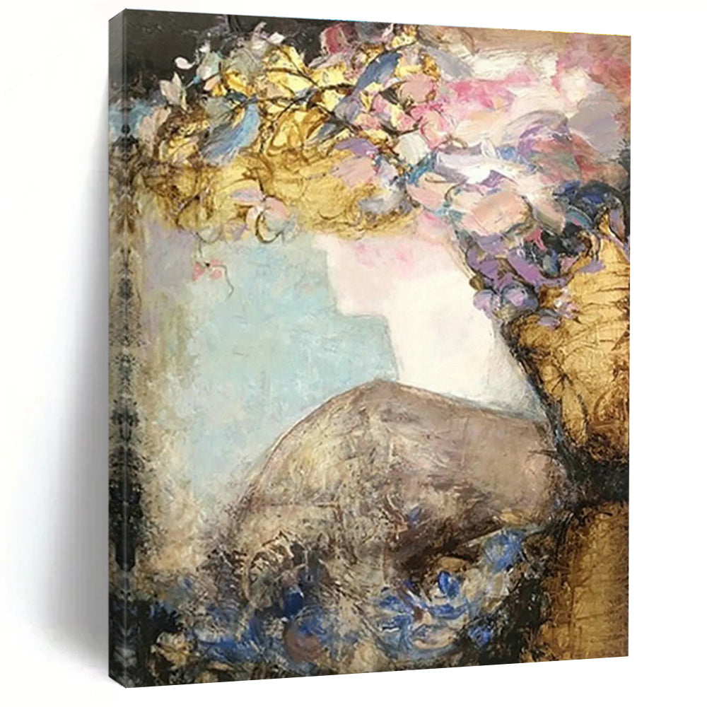 Custom Abstract Murals for Cottage Bedroom and Living Room DLZ0636