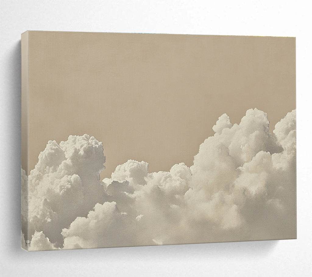 Beige Cloud - Serene Sky Abstract Painting DYP046