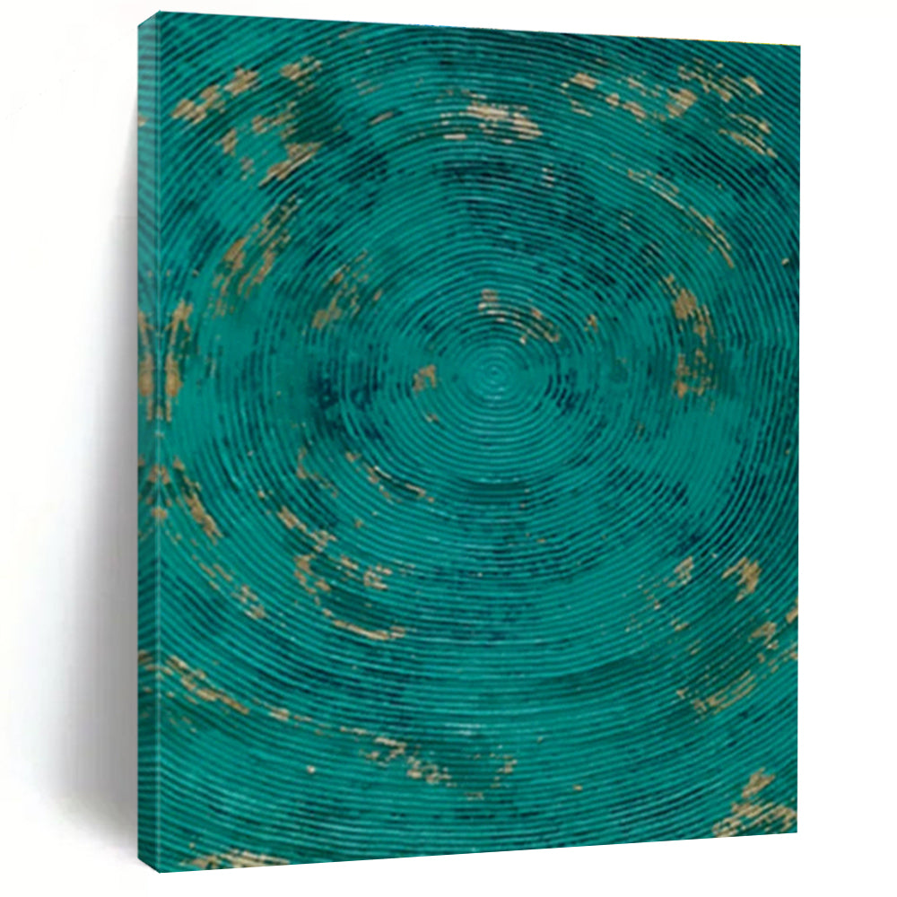 Custom Hand-Painted Abstract Canvas for Bedroom Window Blind Wall & Living Room Curtain Rod Wall DLZ1794