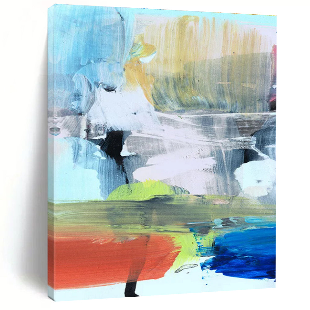 Colorful Abstract Blend Painting ADGE245